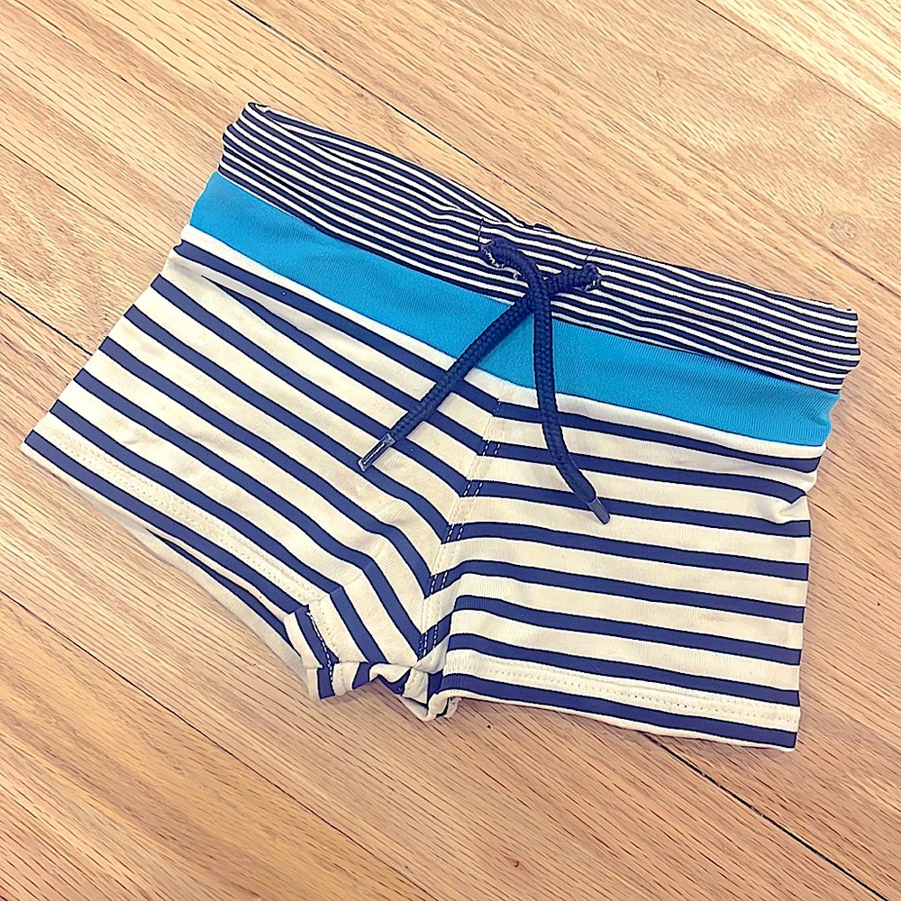 Jacadi 12m striped swim trunks